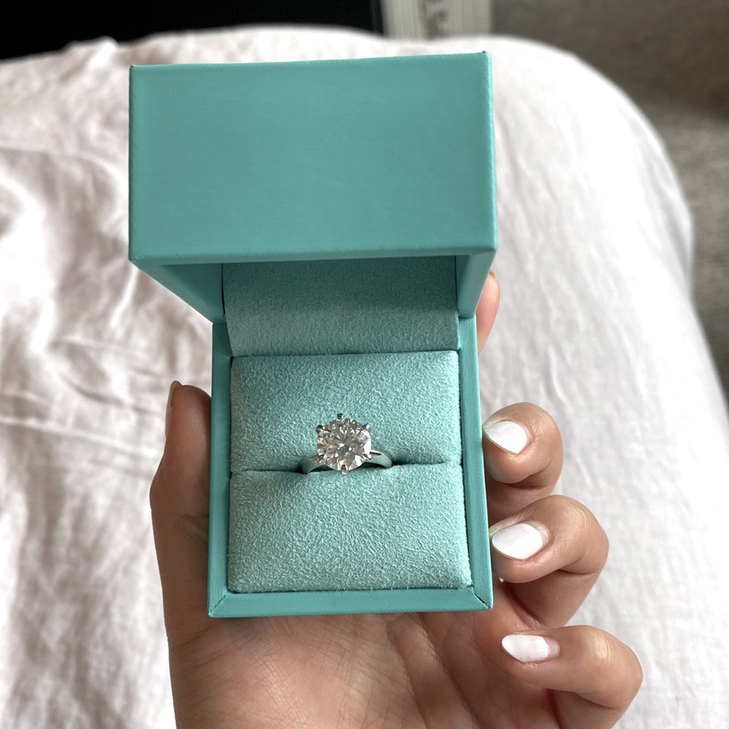 Moisannite Engagement Ring